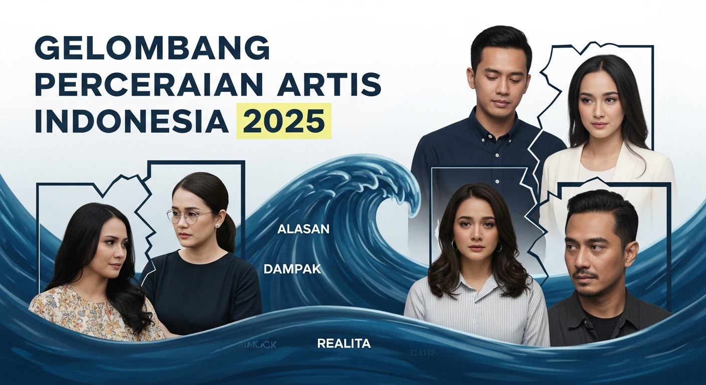 Gelombang perceraian Artis Indonesia 2025: Alasan, Dampak, dan Realita di Balik Sorotan